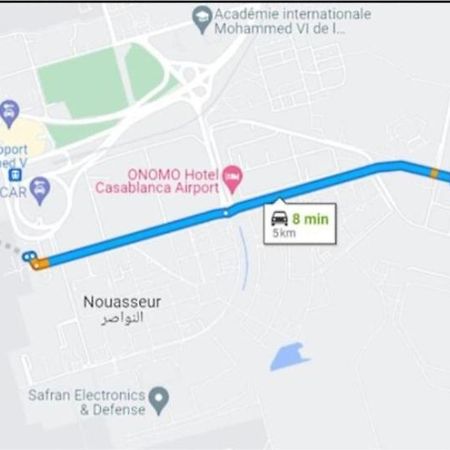 Comodo Apartamento A 8 Min Del Aeropuerto De Casablanca,Wifi Ultra Rapido Y Parking Gratis Derroua Экстерьер фото